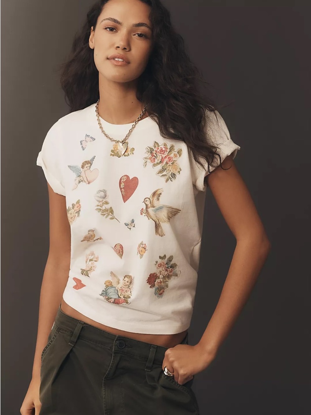 Anthropologie Valentine Icon T-Shirt